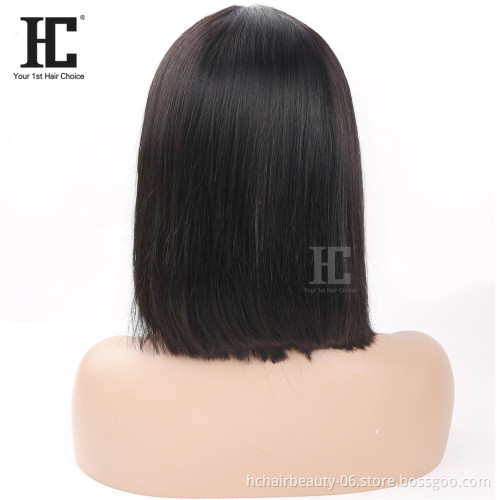 Big Sale China Supplies Brazilian Bob Cut 4x4 Lace Front Human Hair Wigs Cheap Brazilian Short Bob Remy Human Hair Wigs